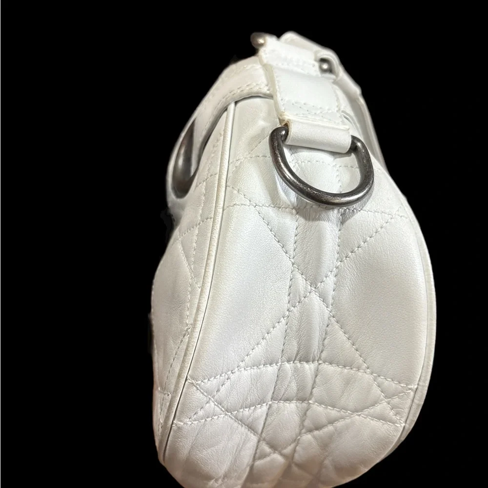 Christian Dior Quilted Single Flap Shoulder Bag – Vintage 2003, Made in Italy - Picture 14 of 16